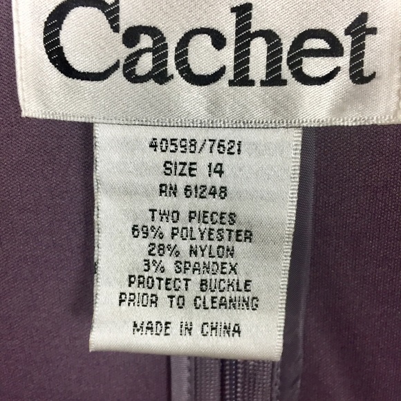 Women’s Sz 14 Cachet Skirt Top Dress Set NWT - Picture 5 of 5